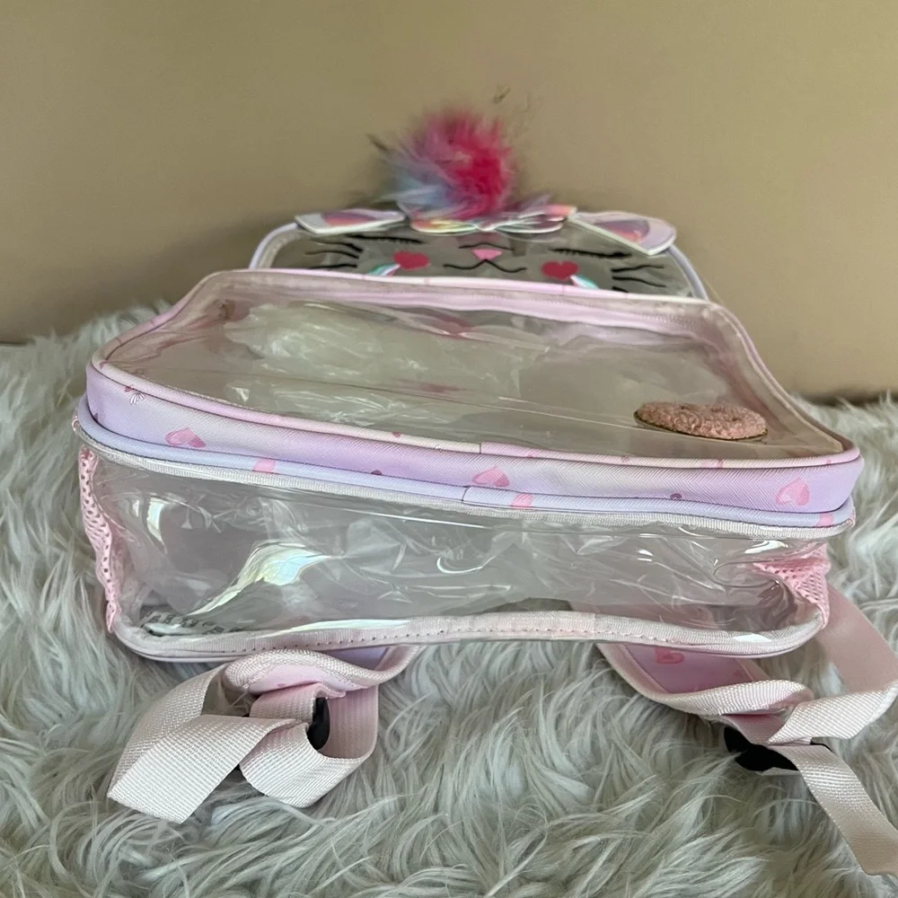 {Under One Sky} Cat Clear Backpack - NWT
